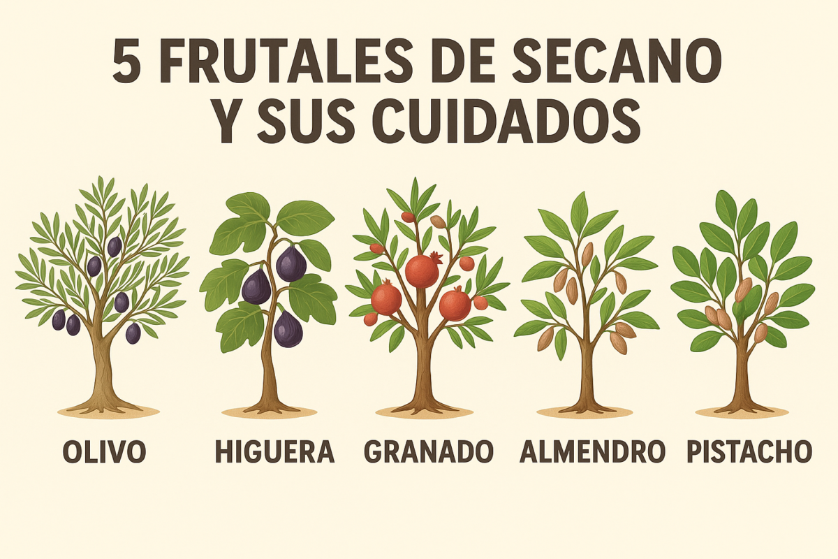 5 frutales de secano y sus cuidados
