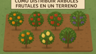 Cómo distribuir árboles frutales en un terreno