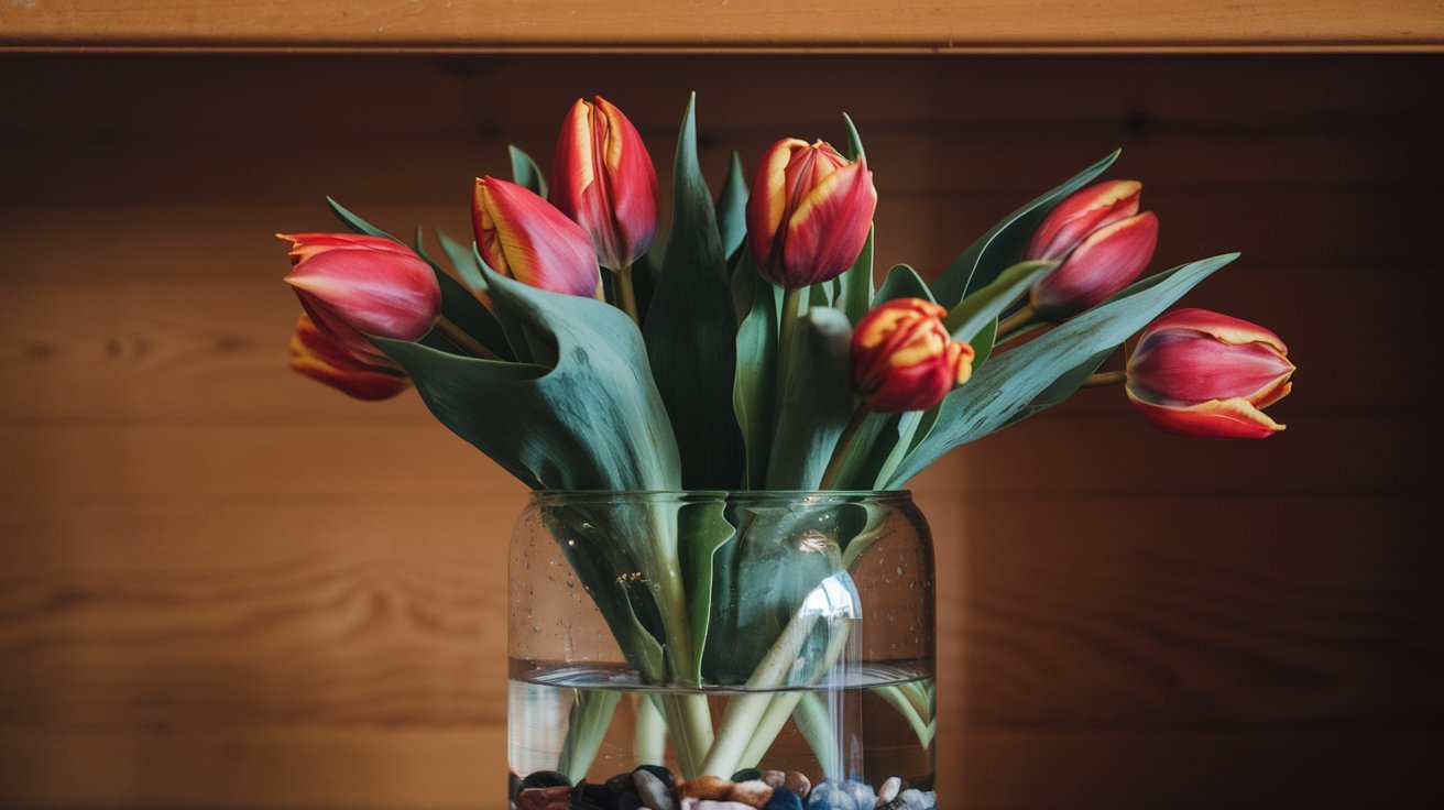 Cultivar tulipanes en agua fácilmente