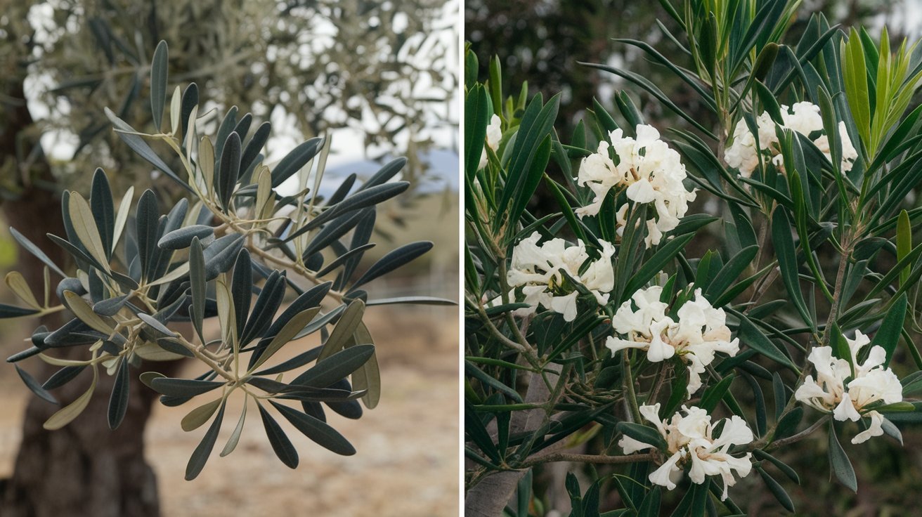 Diferencias entre el acebuche y el olivo