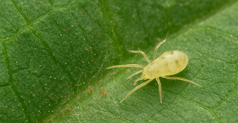 Araña blanca en plantas